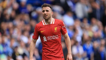 Diogo Jota, en un partido con el Liverpool