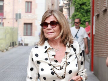 Cari Lapique, en la misa funeral de Francisco de Borb&oacute;n y Escasany