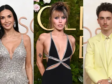 Demi Moore, Miley Cyrus y Timothée Chalamet Demi Moore, Miley Cyrus y Timothée Chalamet