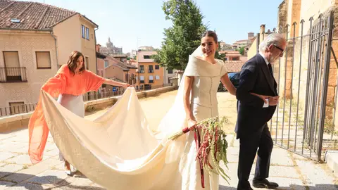 Ana de Miguel en su boda Ana de Miguel en su boda