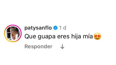 Paty Sánchez-Flores comenta a Elena Furiase Paty Sánchez-Flores comenta a Elena Furiase