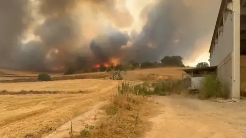 Incendio en Lleida Incendio en Lleida