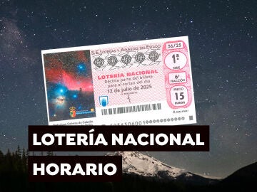 Horario Sorteo Extraordinario de Julio de la Lotería Nacional del sábado 12 de julio de 2025