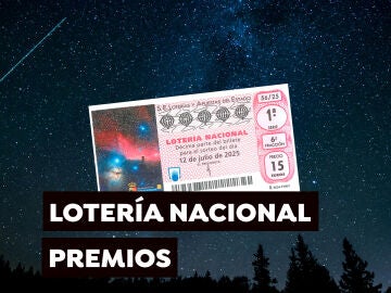 Premios del Sorteo extraordinario de julio de la Lotería Nacional del sábado 12 de julio de 2025