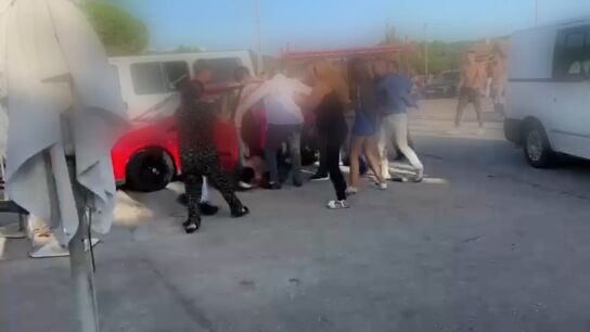 Pelea A Coru&ntilde;a
