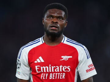 Thomas Partey en un partido con el Arsenal Thomas Partey en un partido con el Arsenal