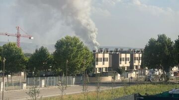 Incendio en una fábrica de baterías de litio en Azuqueca de Henares, Guadalajara