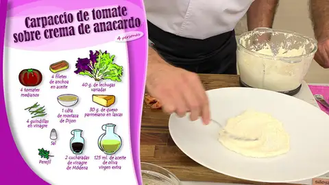 Ingredientes Carpaccio de tomate Ingredientes Carpaccio de tomate