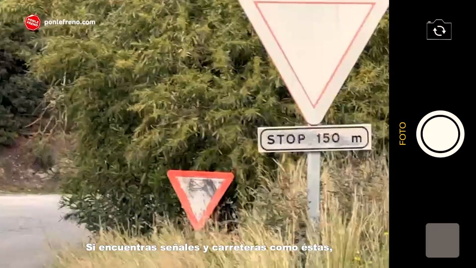 El mapa de Ponle Freno en el que los conductores pueden denunciar incidencias y problemas en la carretera