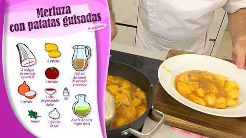 Ingredientes Merluza con patatas guisadas Ingredientes Merluza con patatas guisadas