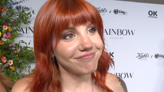 Angy en la fiesta Rainbow de Dulceida