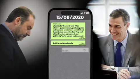 Mensaje de Ábalos a Sánchez Mensaje de Ábalos a Sánchez