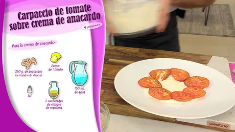 Ingredientes para la crema de anacardo Ingredientes para la crema de anacardo
