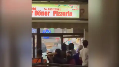 Batalla campal en Sabadell Batalla campal en Sabadell