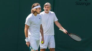 Tsitsipas con Ivanisevic