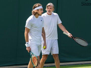 Tsitsipas con Ivanisevic