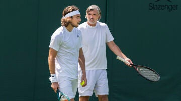 Tsitsipas con Ivanisevic