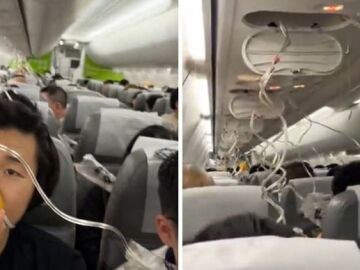 Un pasajero del vuelo Japan Airlines que descendió unos 8000 metros