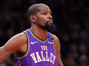 Kevin Durant en un partido con los Suns Kevin Durant en un partido con los Suns