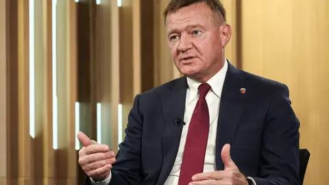 El recién destituido ministro de Transportes, Roman Starovoit El recién destituido ministro de Transportes, Roman Starovoit