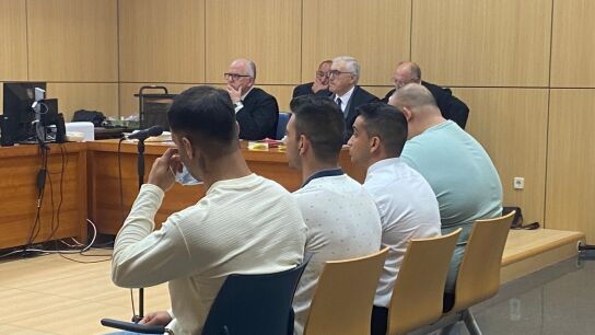 Imagen de archivo del juicio a la 'manada' de la Vall d'Albaida