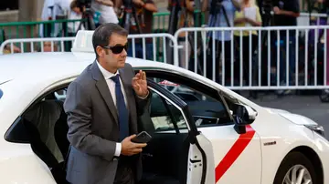 Fernando Agustín Merino, ex responsable de Acciona a su llegada este lunes a la Audiencia Nacional en Madrid Fernando Agustín Merino, ex responsable de Acciona a su llegada este lunes a la Audiencia Nacional en Madrid