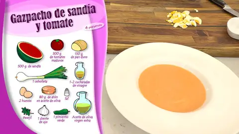 Ingredientes Gazpacho de sandía y tomate Ingredientes Gazpacho de sandía y tomate