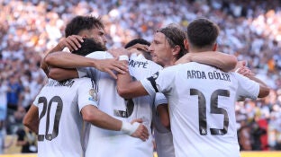 El Real Madrid en un partido del Mundial de Clubes
