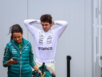 Lance Stroll tras el GP de Silverstone