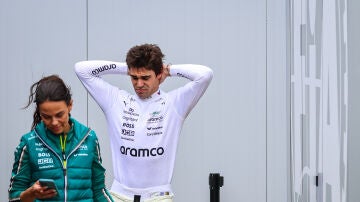 Lance Stroll tras el GP de Silverstone