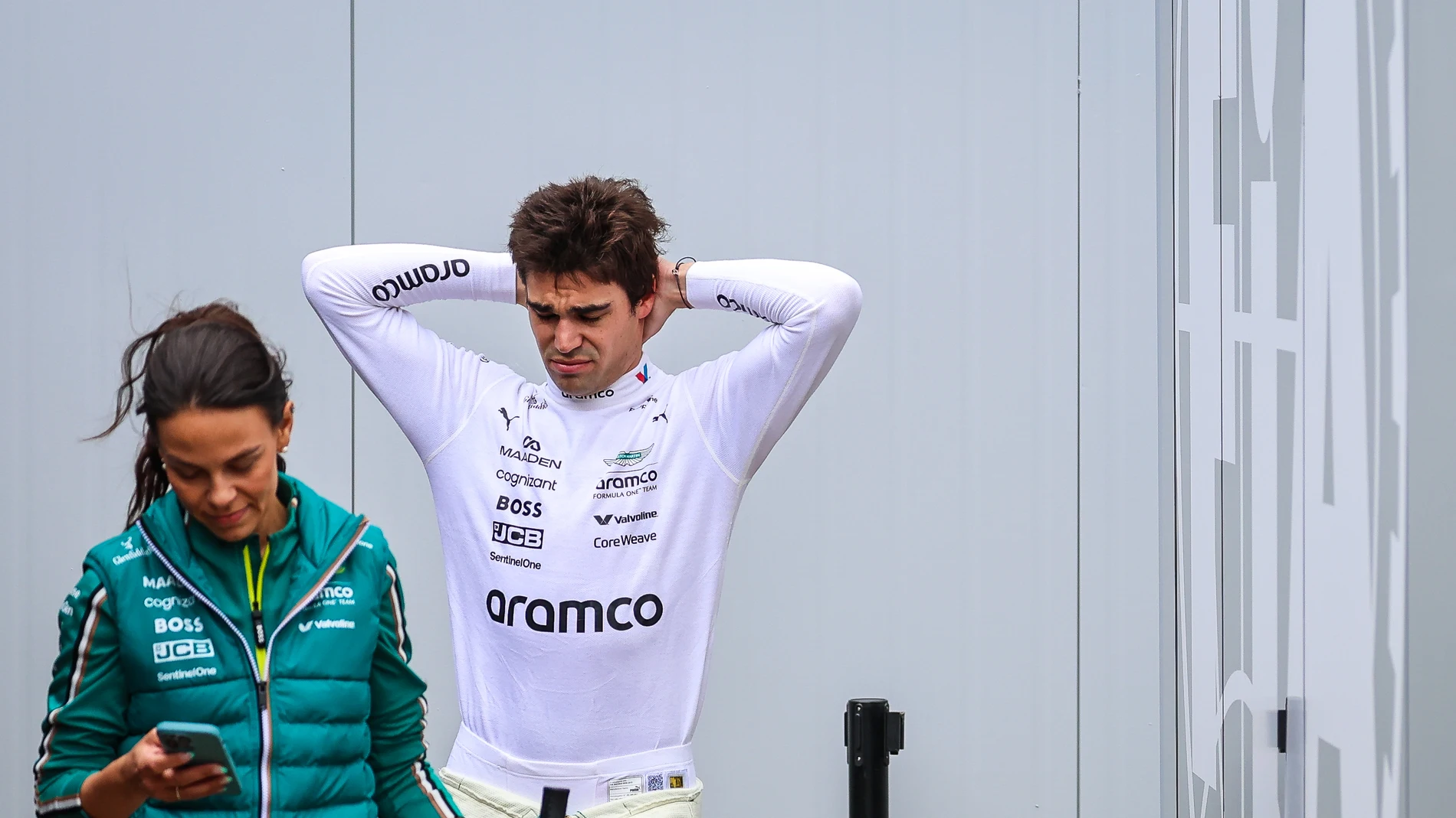 Lance Stroll tras el GP de Silverstone Lance Stroll tras el GP de Silverstone