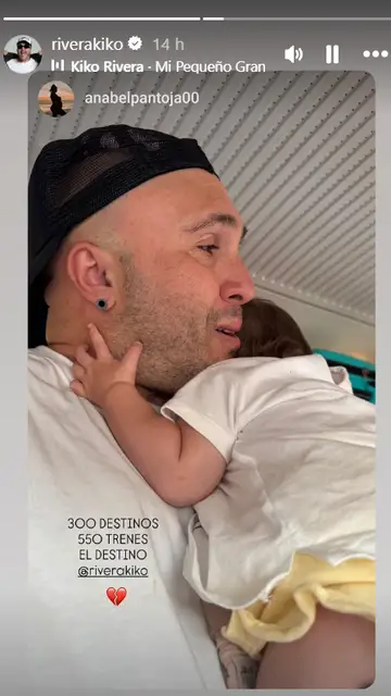 Story de Anabel Pantoja compartido por Kiko Rivera Story de Anabel Pantoja compartido por Kiko Rivera
