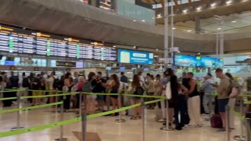 Caos aeropuerto Tenerife