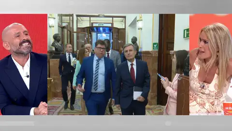 De los Santos y Afra Blanco se enfrentan por las acusaciones de acoso a Francisco Salazar De los Santos y Afra Blanco se enfrentan por las acusaciones de acoso a Francisco Salazar