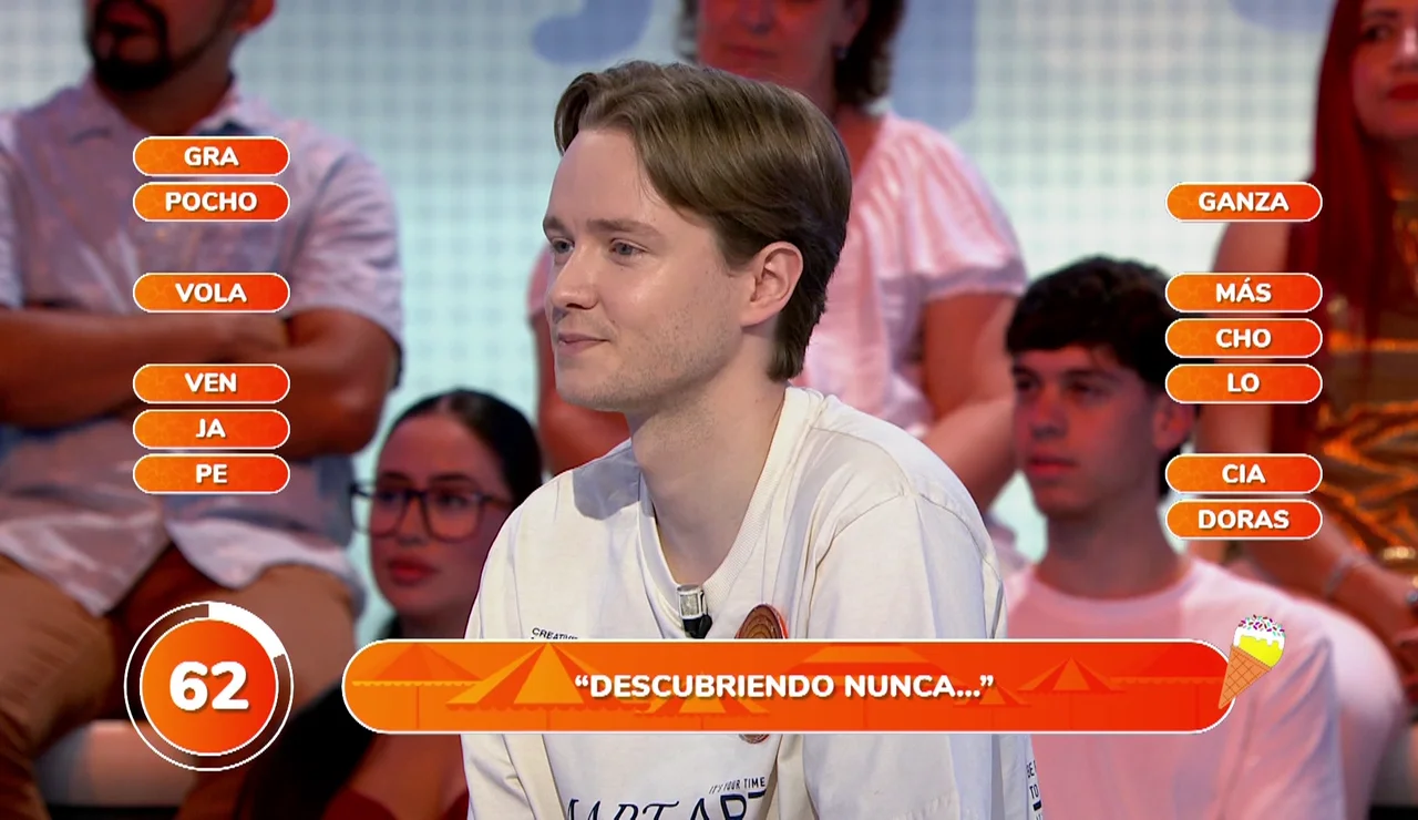 ¡De cine! Manu consigue un pleno en las Palabras Cruzadas más peliculeras de Pasapalabra