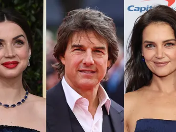 Ana de Armas, Tom Cruise y Katie Holmes Ana de Armas, Tom Cruise y Katie Holmes