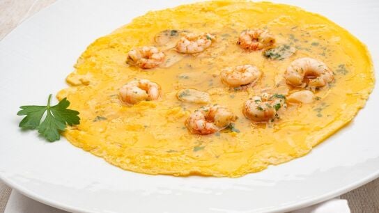 &iquest;Cena ligera o almuerzo expr&eacute;s? Elabora la receta de tortilla vaga de gambas de Argui&ntilde;ano sin renunciar a lo saludable