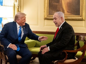 Donald Trump y Benjamin Netantahu Donald Trump y Benjamin Netantahu