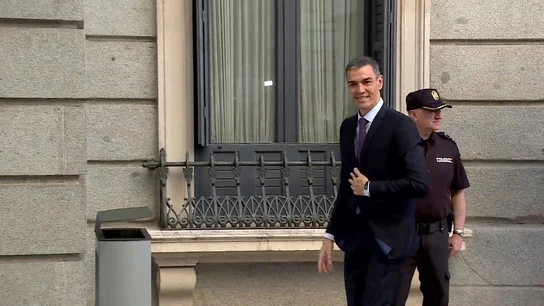 Pedro Sánchez llega al Congreso de los Diputados Pedro Sánchez llega al Congreso de los Diputados