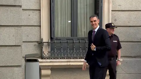 Pedro Sánchez llega al Congreso de los Diputados Pedro Sánchez llega al Congreso de los Diputados