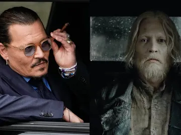 Johnny Depp como Grindelwald Johnny Depp como Grindelwald