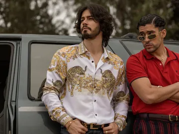 Manuel Masalva con Bad Bunny en Narcos: México Manuel Masalva con Bad Bunny en Narcos: México
