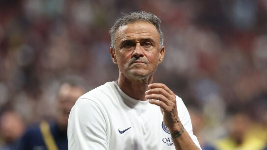 Luis Enrique, en un partido del Mundial de Clubes