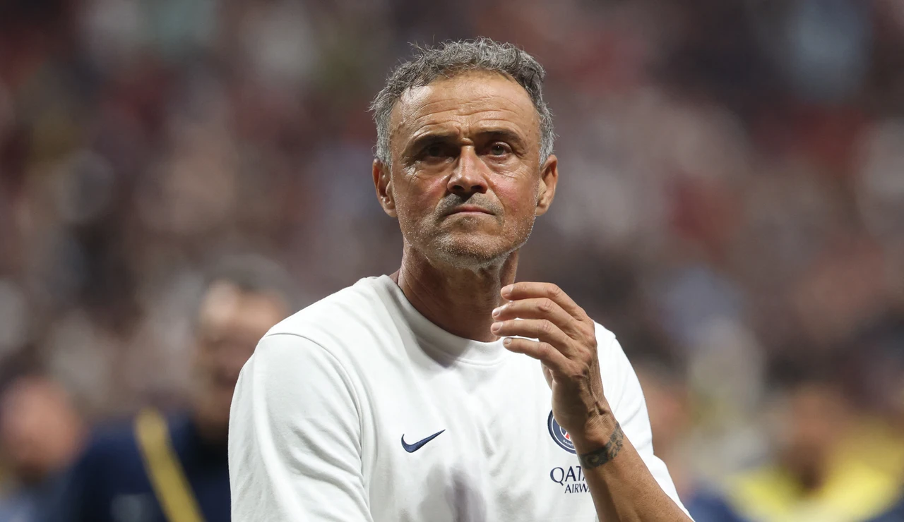 Luis Enrique, en un partido del Mundial de Clubes