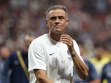 Luis Enrique, en un partido del Mundial de Clubes
