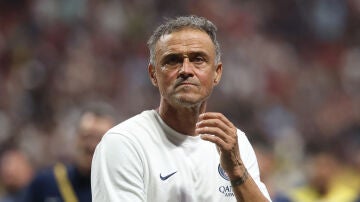 Luis Enrique, en un partido del Mundial de Clubes