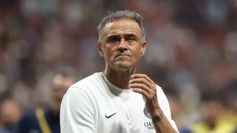 Luis Enrique, en un partido del Mundial de Clubes Luis Enrique, en un partido del Mundial de Clubes