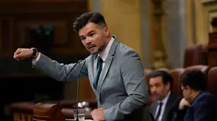 El portavoz de ERC, Gabriel Rufián El portavoz de ERC, Gabriel Rufián