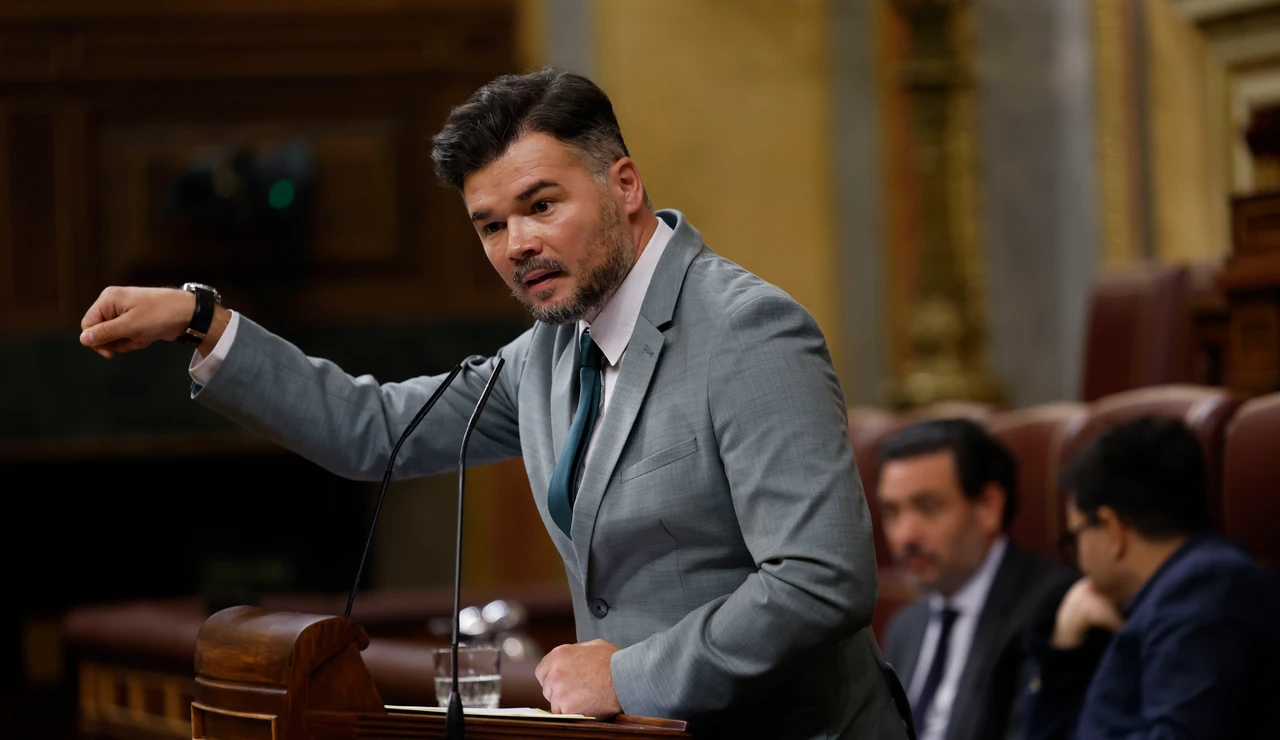 El portavoz de ERC, Gabriel Rufián