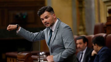 El portavoz de ERC, Gabriel Rufián